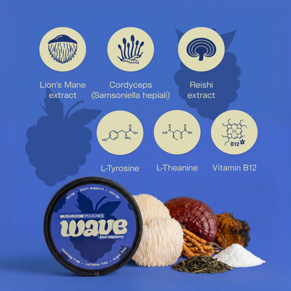 WAVE Natural mushroom pouches